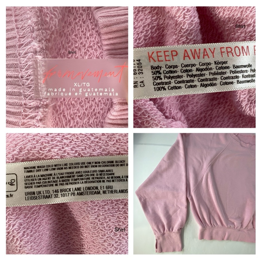 Free People Movement Run It Back Set Size XL Prism Pink EUC - Picture 13 of 14
